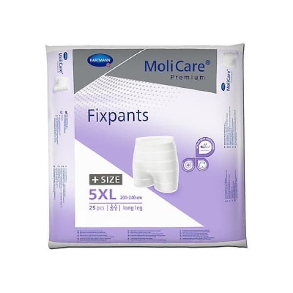 Buy MoliCare Premium FixPants Long Leg Size 5XL 25 Pack Online