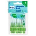 Tepe Interdental Brush Green 0.8mm Size 5 Pack of 6