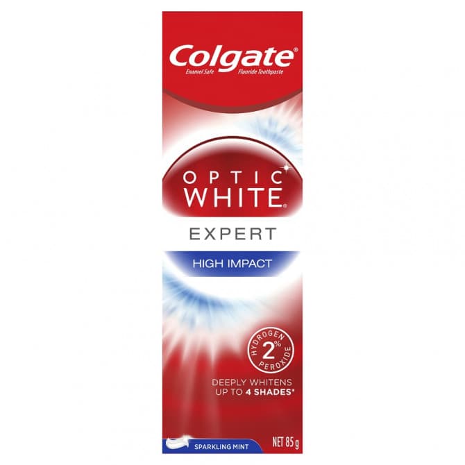 Buy Colgate Optic White High Impact White Toothpaste 85g Online 