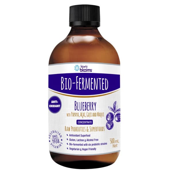 Shop Henry Blooms Bio Fermented Blueberry 500ml Online