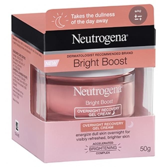 Buy Neutrogena Bright Boost Overnight Recovery Gel Cream 50g Online ...