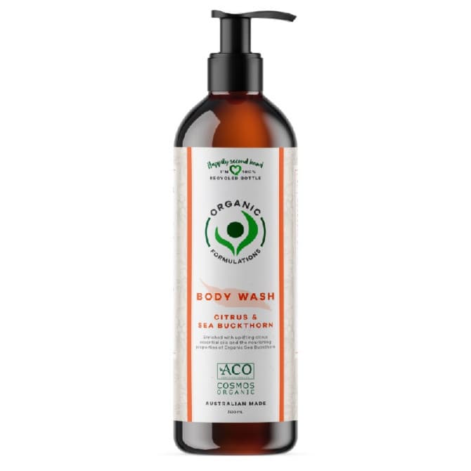 Buy Organic Formulations Citrus & Sea Buckthorn Body Wash 500ml Online