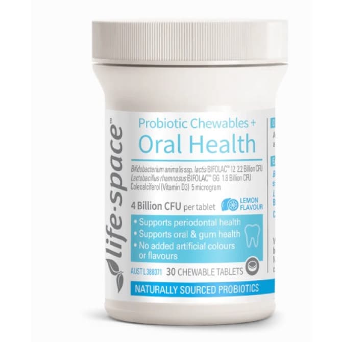 Buy Life Space Probiotics Oral Health 30 Chewable Tablets Online