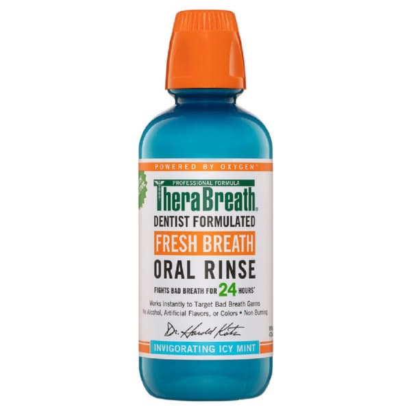 Shop TheraBreath Fresh Breath Oral Rinse Invigorating Icy Mint 473ml Online