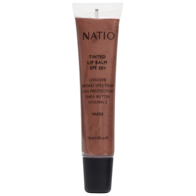 Buy Natio Tinted Lip Balm SPF 50 Plus Nude 15ml Online