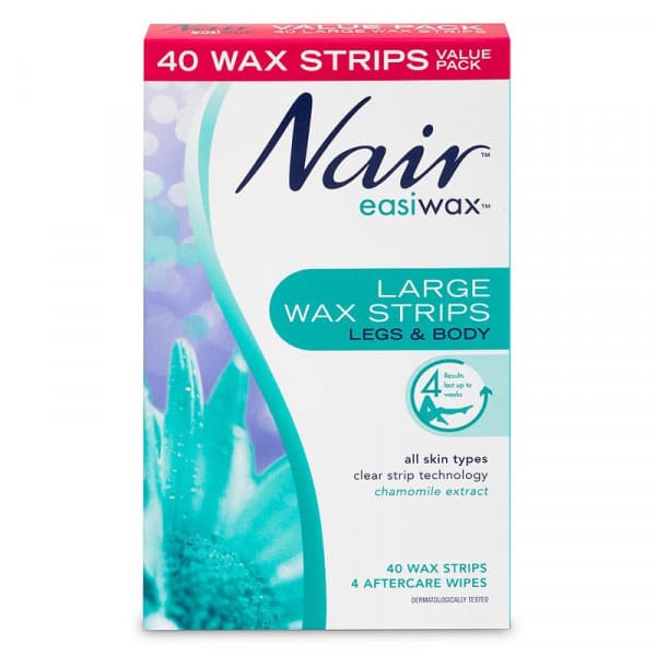 Buy Nair Easiwax Large Wax Strips 40 Pack Online Chemist Australia