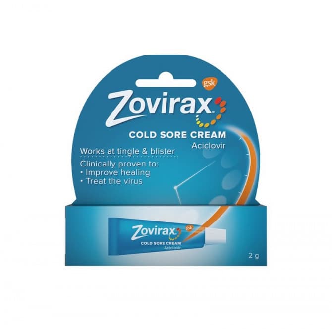 Buy Zovirax Cold Sore Cream Tube 2g Online 8424