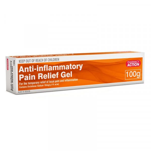 Buy Pharmacy Action Anti-Inflammatory Pain Relief Gel 100g Online ...