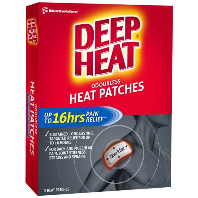 Buy Deep Heat Regular Patches 2 Pack Online