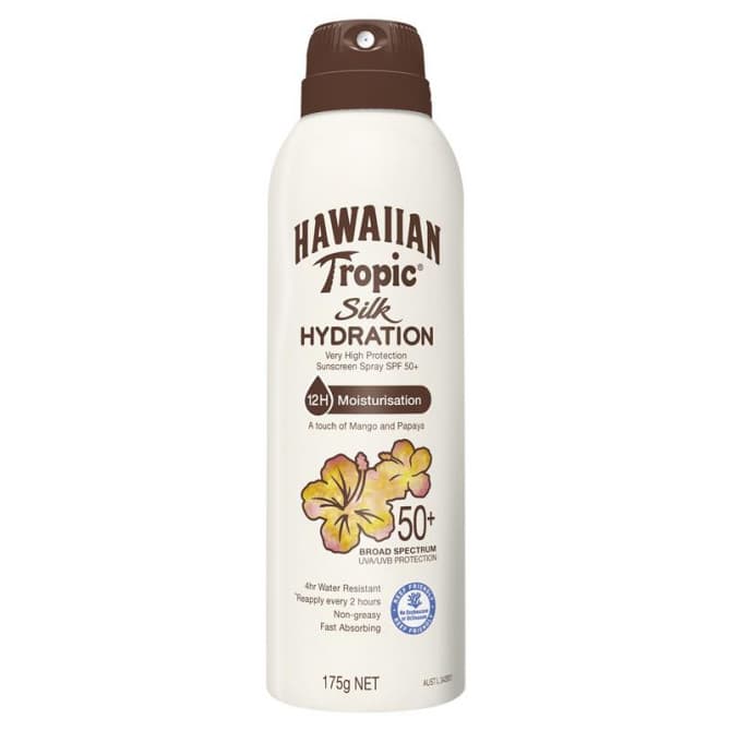 hawaiian tropic clear spray sunscreen